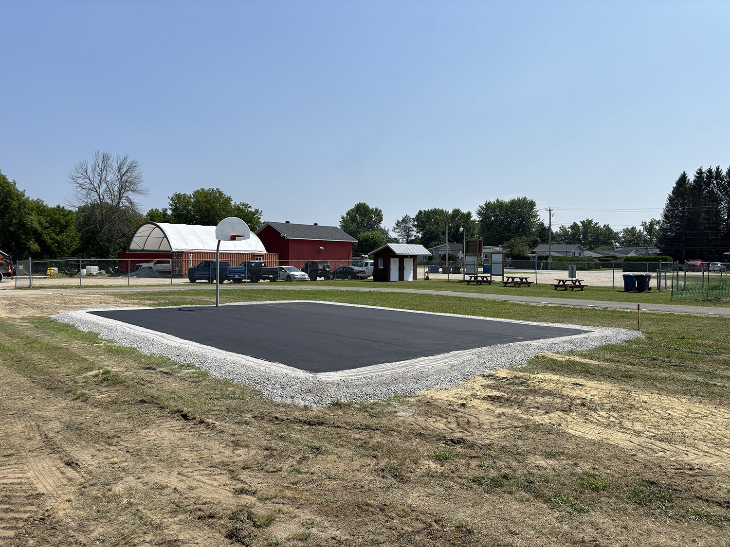 Travaux d'asphaltage