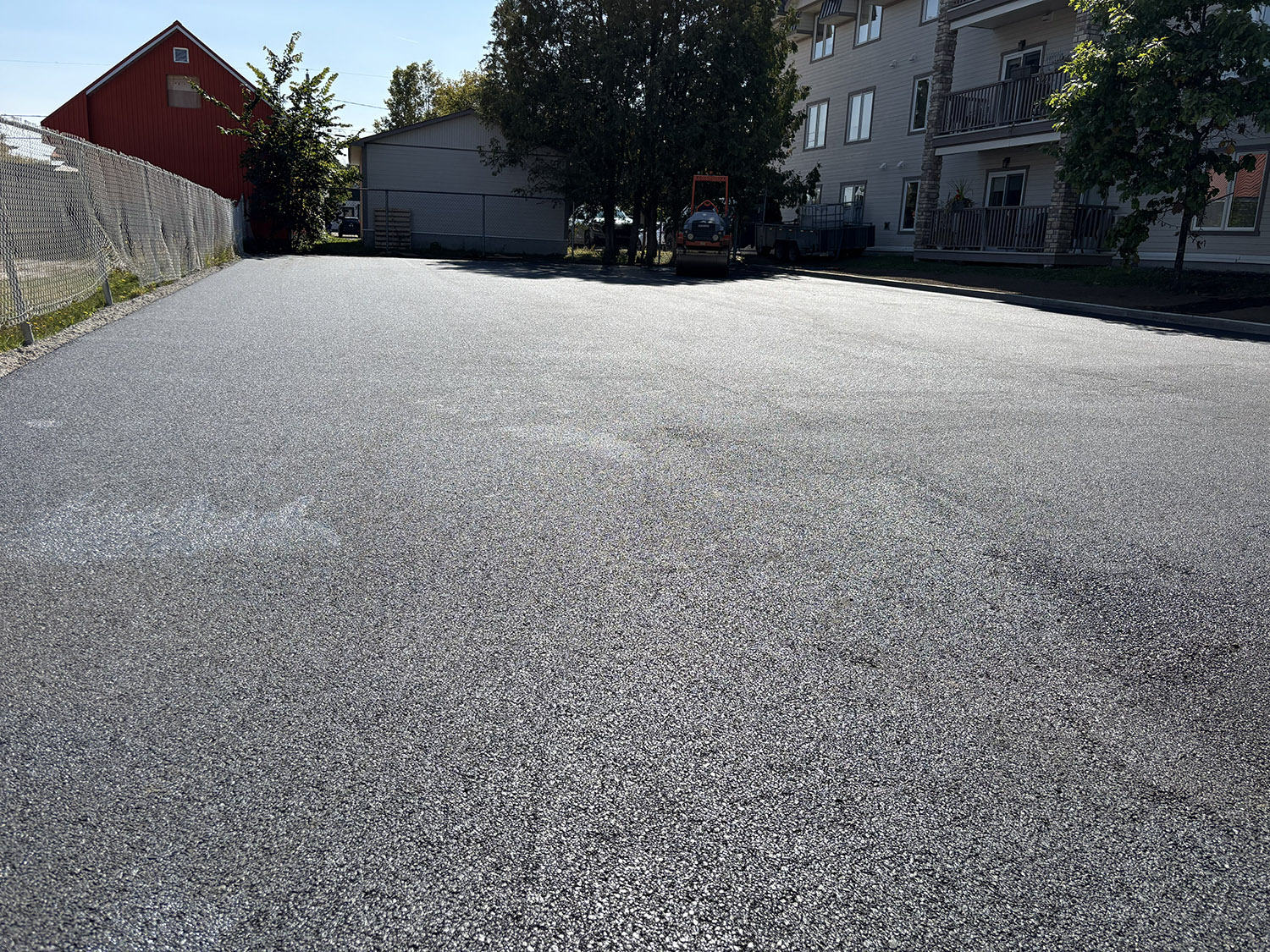 Travaux d'asphaltage