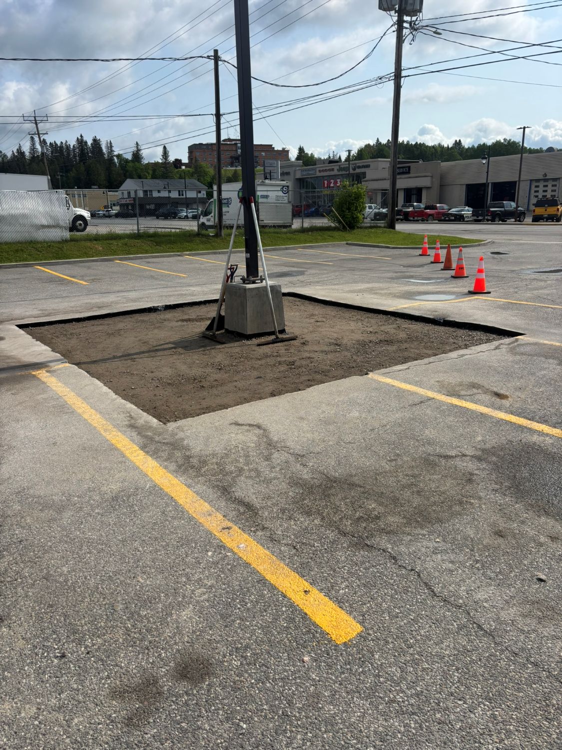 Travaux de nivellement
